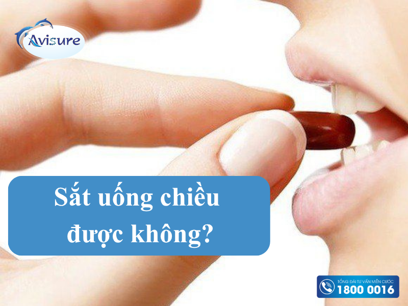 Sắt uống chiều được không? 